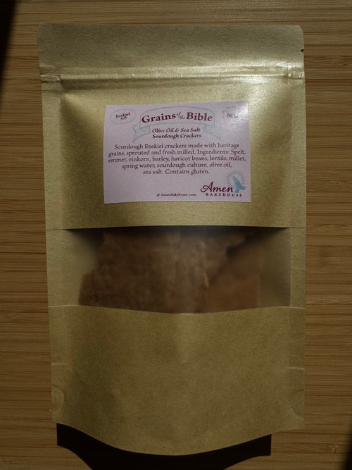 NEW Olive Oil & Sea Salt Sourdough Ezekiel Crackers