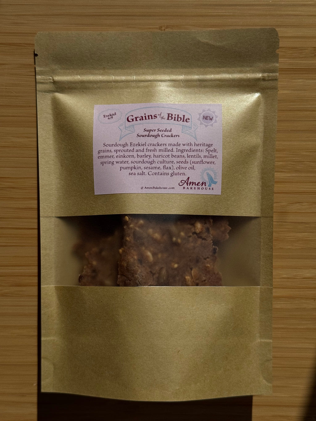 NEW Super Seeded Sourdough Ezekiel Crackers