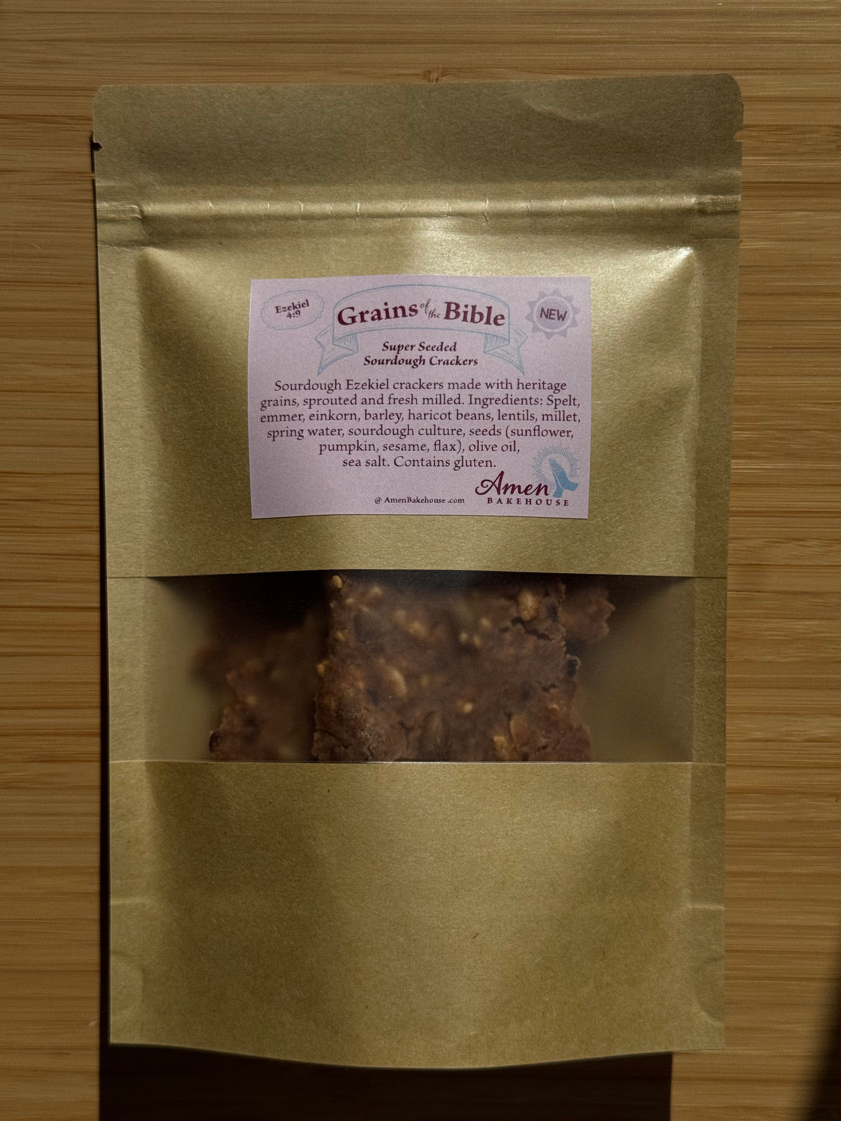 NEW Super Seeded Sourdough Ezekiel Crackers